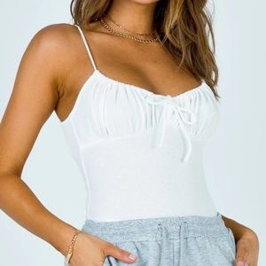 Princess Polly white bodysuit